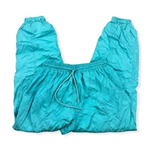 Pantalones deportivos Reebok vintage años 90 talla M pantalones de entrenamiento oldschool turquesa MU1 - Imagen 1 de 4