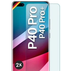 2x Prawdziwe szkło do Huawei P40 Pro / P40 Pro Plus Folia pancerna Premium Ochrona wyświetlacza - Zdjęcie 1 z 8
