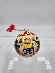Vintage Cargokids Bulb Small World Children Christmas Holiday Winter Ornament - Picture 1 of 5