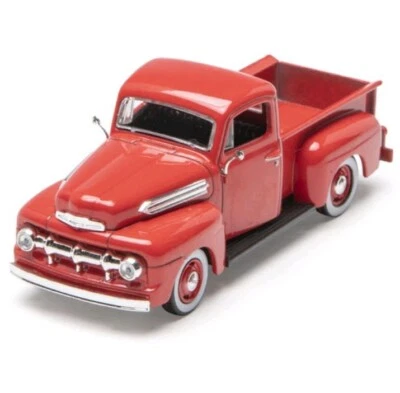 Denver Die-Cast 1:48 Scale 1951 Ford Pick-Up Truck - RED w/Red Rims -  New - Image 1 of 4