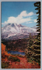United Airlines Mount Rainier Pacific Northwest Advertising Postcard