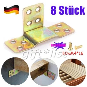 8x Eckverbinder Winkel Verbinder Schnellverbinder Korpusverbinder Möbelverbinder - Bild 1 von 5