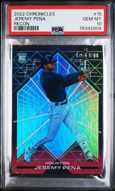 2022 Panini Chronicles Recon #15 Jeremy Pena RC PSA 10 Houston Astros Rookie - Image 1 of 1