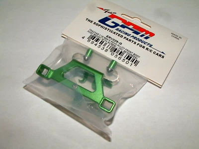 TRAXXAS MINI E-REVO GPM FRONT BODY POST MOUNT GREEN ALUMINUM ERV029-G - Image 1 of 2