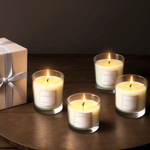 3 in 1 Midi Glass Candles Gift SET! 🕯🎁Multiple Selections! FREE SHIPPING!⚡16h+ - Picture 1 of 5