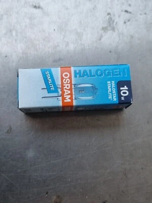 OSRAM 64410S 10W 6V HALOSTAR STARLITE HALOGEN MINI LAMP 7/PK (R5S6.2) - Image 1 of 4