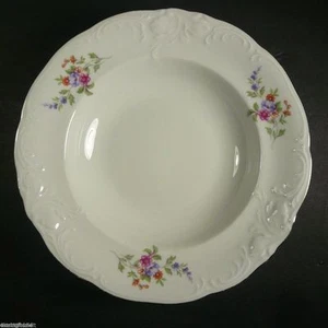 Wawel China Made in Poland Sheraton Rose Gold Rimmed Bowl 8 1/8" - Picture 1 of 3