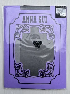 Anna sui tights Pantyhose Swarovski Black Butterfly - Picture 1 of 4