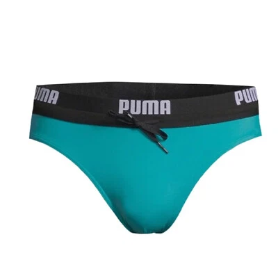 PUMA Herren Badehose Badeslip Swim Brief Petrol Gr. M / L - Bild 1 von 2