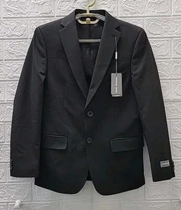 New Michael Kors Comfort Stretch Classic Fit Suit Jacket Blazer Black Sz 14 Reg - Picture 1 of 6