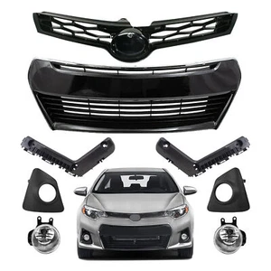 For Corolla S 2014-2016 Front Upper Grille Lower Grill Fog lights Bumper Bracket - Bild 1 von 7