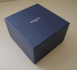RAYMOND WEIL GENEVE PRESENTATION BOX MATT BLUE 12.25 x 13 x 8cm : GIFTING!! - Picture 1 of 10