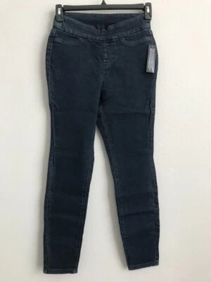 Denim & Co. Reg Stretch Denim Pull-On Jegging - Drk Wash (Sz 0/2/4) a489089  - Image 1 of 4