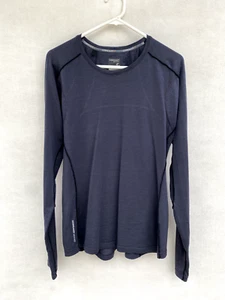 ✨ Icebreaker GT Merino Wool Thermal Base Layer Fine Knit Jumper Sweater Size L - Picture 1 of 9