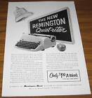 1955 Vintage Ad~The Remington Quiet-Riter Typewriter