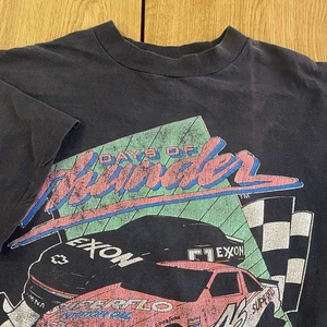 Vintage Days of Thunder T Shirt Car Racing Cole Trickle Movie Promo Neon X-large - Picture 1 of 8