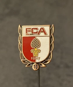 FC Augsburg 1907 Ehrennadel Anstecknadel Pin Abzeichen  10 Jahre Mitglied - Bild 1 von 3