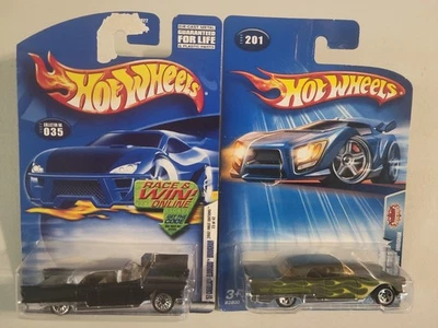 Hot Wheels #35 2002 primera edición 23/42 57 Cadillac Eldorado Brougham negro con encaje Foto 1 de 4