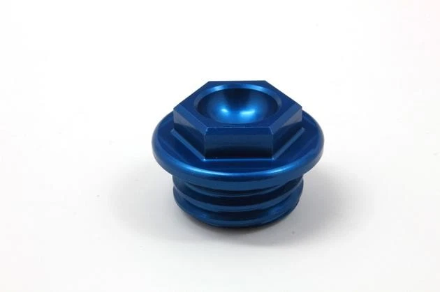 Tapones de llenado de aceite Works Connection azul #24-030 KTM/Husqvarna Foto 1 de 1