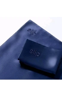 Slip Pure Silk Pillowcase, Navy, Queen Size (20" x 30")  - Picture 1 of 5