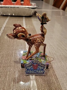 BAMBI Jim Shore "Wonder of Spring" Disney Traditions Enesco Figurine 4010026+Tag - Picture 1 of 6