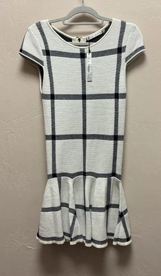 Алиса + Оливия Сельма падение талии клетку платье средний - Изображение 1 из 4