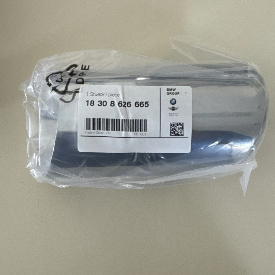 ✅Nueva extensión de tubo de escape OEM BMW 18308626665 se adapta a punta de escape X6 F16 2015-2019 Foto 1 de 4