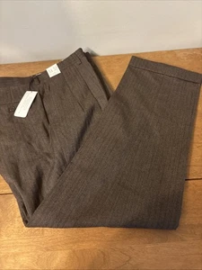 Turnbury Herren 100 % Wolle Neu mit Etikett Hering Bone Hose 34 x 32 braun - Bild 1 von 5