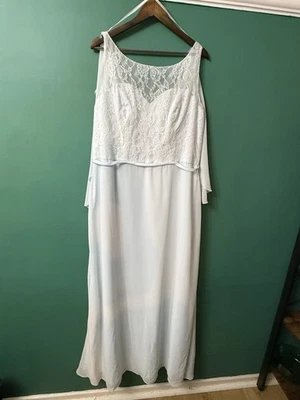 Brautjungfernkleid. Größe 24. Abschlussball Abend Party Kleid. Special Day. Eisblau - Bild 1 von 4