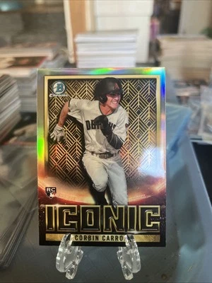 2023 Bowman Chrome - Bowman Iconic Corbin Carroll #BI-18 (RC) - Image 1 of 2