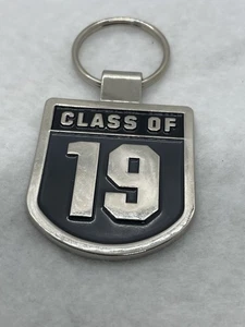 Klasse von 2019 Schlüsselanhänger Keyring schwarz Emaille silberfarben schwer - Bild 1 von 3
