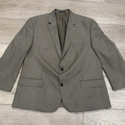 Cappotto sportivo Michael Kors blazer uomo pied de poule 48R marrone