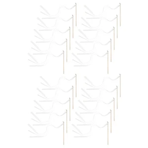  Serpentinas de cinta de boda 30 un.: con campanas - varitas de hadas - palos de cinta de encaje - Imagen 1 de 20