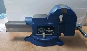 Bench Vise 6" Jaws HD with Anvil Swivel Base NEW Open Box - Picture 1 of 15