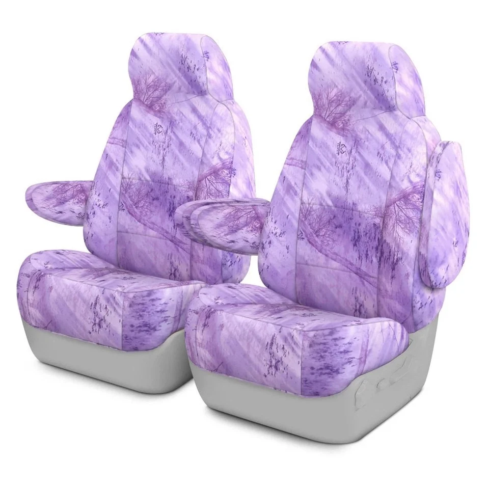For Mazda MX-6 93-97 Seat Cover Realtree Fishing 1st Row Camo Light Purple Foto 1 de 4