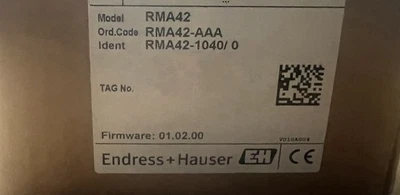 Endress+Hauser, RMA42, RMA42-1040/0, FW: 01.02.00 Transmitter, BRAND NEW.  - Image 1 of 3