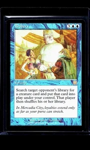 1999 MTG Magic The Gathering MMQ Mercadian Maques Vintage #62 Bribery - Picture 1 of 2