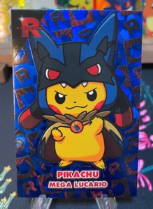 Pikachu Mega Lucario - Blue Holo Box Hit - Team Rocket Karten Datenbank - Pokemon - Bild 1 von 2
