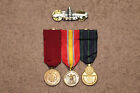 Original 1960s U.S. Navy Deterrent Patrol Sub Badge & Three Miniature USN Medals