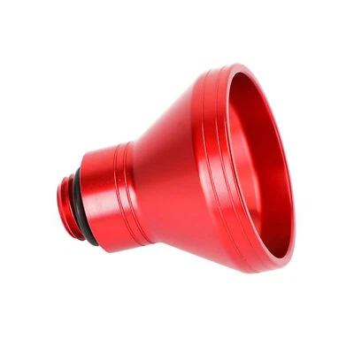 Aluminum Motorcycle Motorbike 20mm Funnel Engine Oil Filler Universal - Red A - Image 1 of 4