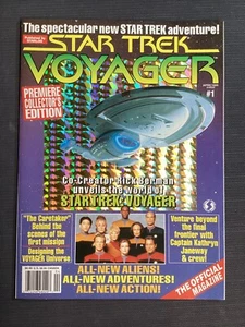 STAR TREK VOYAGER Magazine # 1 - April 1995 / Premier Issue - Picture 1 of 1