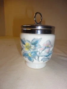 Royal Worcester, Egg Coddler, Fine Porcelain , Floral Decal - Picture 1 of 5