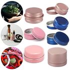 for Cream Balm Cosmetic Container Refillable Bottles Tea Cans Aluminum Tin Jar