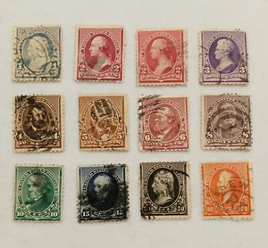 SELLOS USPS - Emisiones de 1890-93 #'s 219-229 - USADOS - (S623) - Imagen 1 de 1