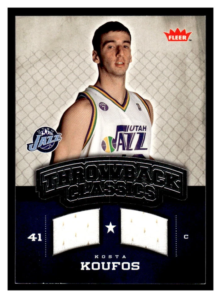 2008 Fleer Basketball #NBA-KK Kosta Koufos      BA16 - Image 1 of 2