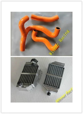 Radiador y manguera de aluminio PARA 50 SX/SX MINI/SX 2 TIEMPOS 50cc/49cc 2012-2023 Foto 1 de 4