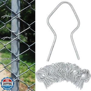 Hicarer 200 Stück T Pfosten Clips Metalldraht Zaun Clips verzinkter Stahl Bindung Ez T - Bild 1 von 5