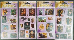 Harry Potter Chamber Secrets Vintage 4 packs Stickers Sealed New Ron Hermione - Picture 1 of 7