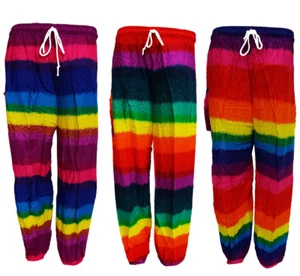 Harem Trousers Aladdin Smock Tie Dye Pants Alibaba Jumpsuit Hippie Festival Boho - Picture 1 of 4