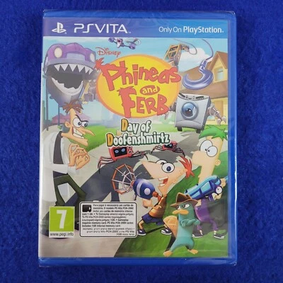 PS VITA PHINEAS & FERB Day Of Doofenshmirtz *NEW* PLAYS IN ENGLISH PAL EXCLUSIVE - Image 1 of 4